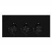 Whirlpool GWG7830TS (PUB) 3-Burner Tempered Glass Gas Hob